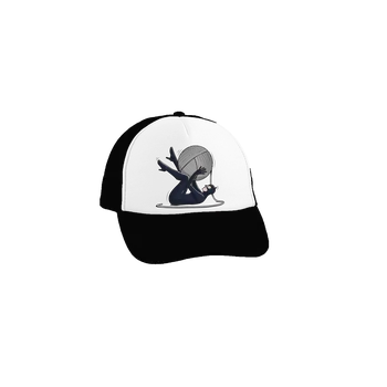 Kšiltovka Bastard Catwoman kšiltovka truckerka Black cap