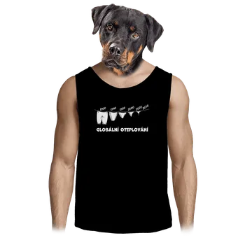 Pánské tílko Bastard Globální oteplování pánské tílko Black