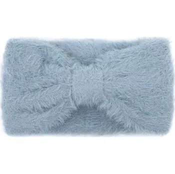 Čepice Šedá chlupatá čelenka