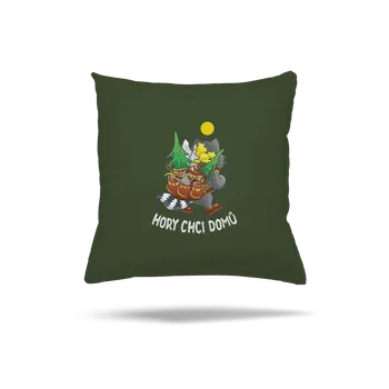 Polštář Bastard Hory chci domů polštář Olive Green