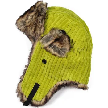 Čepice Manžestrová ušanka žlutá