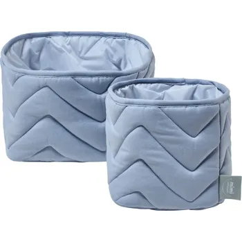 Úložný box MimiConcept Set košíčků Artic Blue