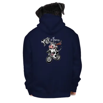 Pánská mikina Bastard Tur de France pánská mikina na zip Navy