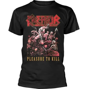Pánské tričko Kreator Tričko Pleasure To Kill Black 2XL