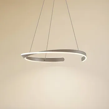 Lucande LED závěsné světlo Eloura, stříbrné, Ø58cm, kov, CCT - Stropní držák – Ø 15 cm, výška 3,5 cm stříbrná, bílá 1 x 40 W LED - Doprava zdarma