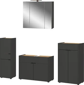 Koupelnový nábytek Antracitová koupelnová sestava Forano – Germania ID_1629696