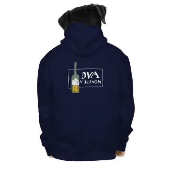 Pánská mikina Bastard Dva v jednom pánská mikina na zip Navy