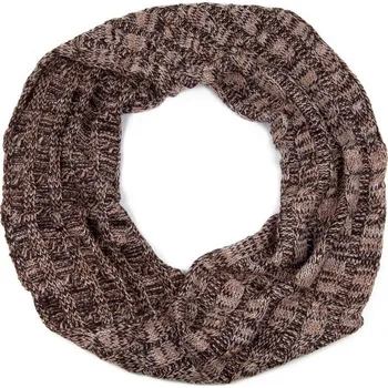 Šála Melanžový tunel 145 cm hnědý