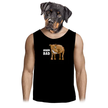 Pánské tílko Bastard Honím rád pánské tílko Black