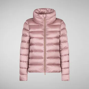 Dámská Zimní prošívaná bunda SAVE THE DUCK D30520W-IRIS15 D30520W-IRIS15-80013 – Růžová XS