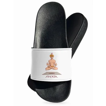 Pánské pantofle Bastard Fuckír pantofle White