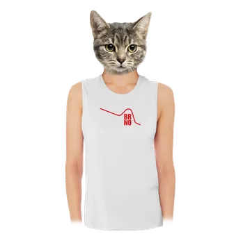 Bastard Brno dámské tílko volné White