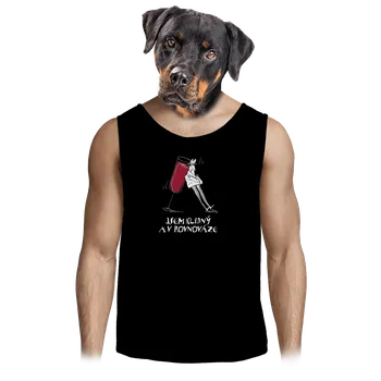 Pánské tílko Bastard Klidná rovnováha pánské tílko Black