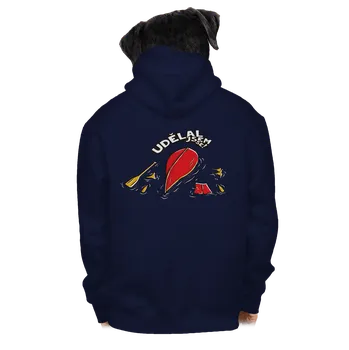 Pánská mikina Bastard Udělal jsem se pánská mikina na zip Navy