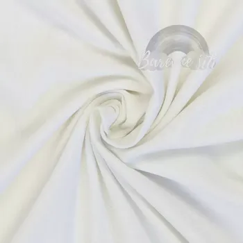 Viskoza se lnem Bílá (E) (Trendy oděvní materiály)