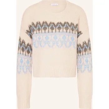 Dámský svetr Mrs & Hugs Dámský Svetr S Alpakou, světle šedá / tmavě modrá...