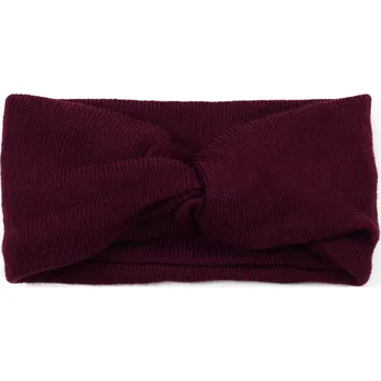 Čepice Podzimní čelenka tmavě červená