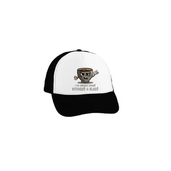 Kšiltovka Bastard Studená káva kšiltovka truckerka Black cap