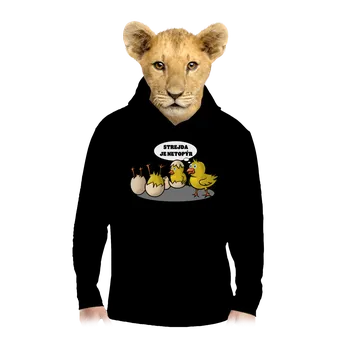 Chlapecká mikina Bastard Strejda netopýr dětská mikina klokanka Black