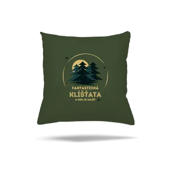 Polštář Bastard Fantastická klíšťata polštář Olive Green