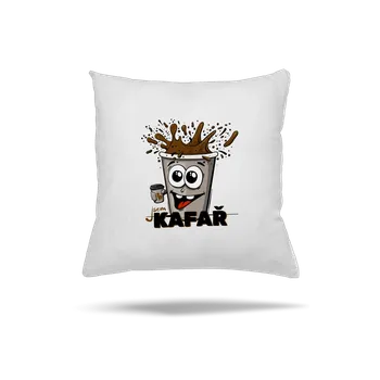 Polštář Bastard Jsem kafař polštář White