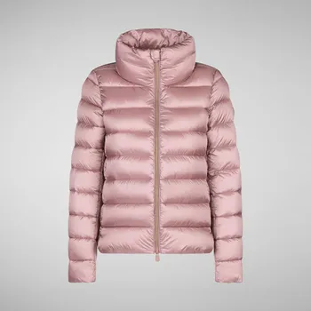 Dámská Zimní prošívaná bunda SAVE THE DUCK D30520W-IRIS15 D30520W-IRIS15-80013 – Růžová S