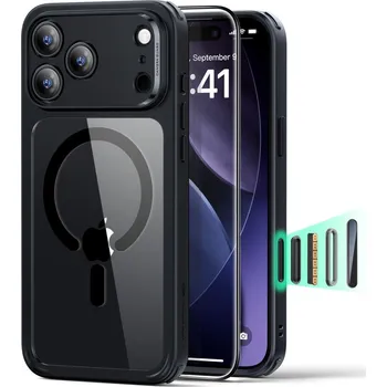 Náhradní kryt pro mobilní telefon ESR zadní kryt iPhone 17 Pro Max čiré/černé