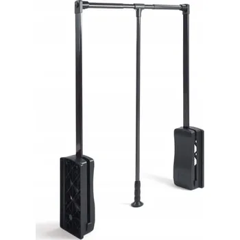 Věšák Olejový pantograf ATM antracit 45-60 cm šatní tyč výsuvný věšák na oblečení