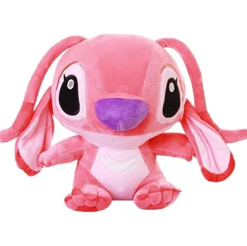 plyšák PLYŠOVÁ HRAČKA LILO A STITCH RŮŽOVÁ PLYŠOVÝ MAZLÍČEK PŘÍTULNÍČEK PLYŠÁK ANGEL 45 cm
