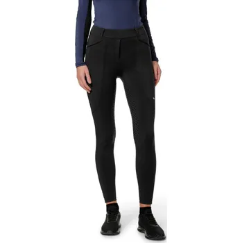 Jezdecké kalhoty EQUESTRIAN STOCKHOLM Legíny Premium Equestrian Stockholm, s gripem na kolenou, dámské, černé S