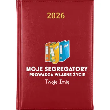 Kalendář Knižní kalendář 2026 A5 červený