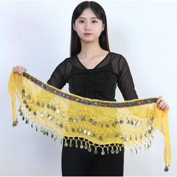 Dámské oblečení Sukně pro břišní tance - žlutá