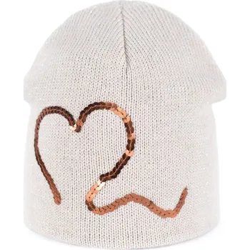 Čepice Čepice Cold Heart béžová