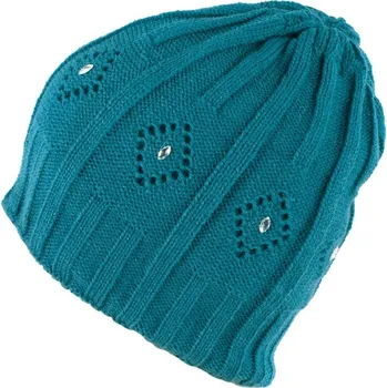 Čepice Čepice zdobená perličkami modrá