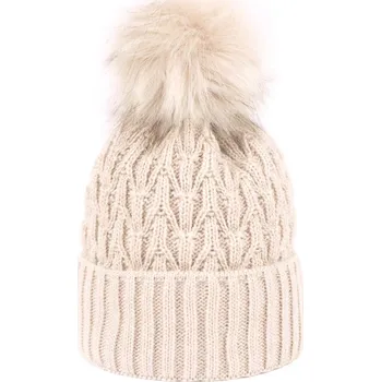 Pokrývka hlavy Čepice Zimní ráno béžová