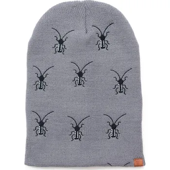 Čepice Módní šedá čepice s potiskem