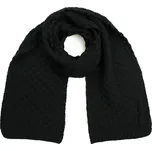 Klasická zimní šála s jednoduchou formou - černá