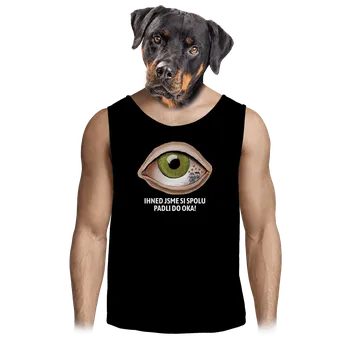 Pánské tílko Bastard Padli do oka pánské tílko Black