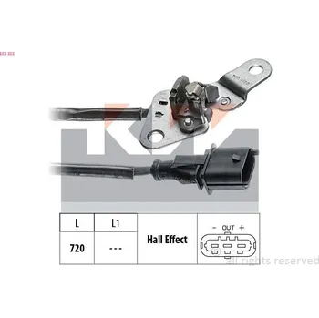 Čidlo automobilu Snímač, poloha vačkového hřídele KW 453 355