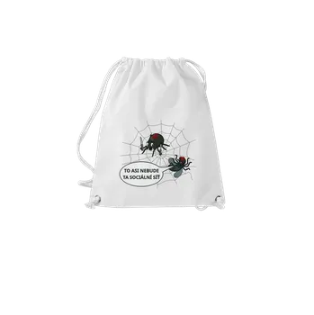 Sportovní vak Bastard Sociální síť vak White