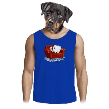 Pánské tílko Bastard Zubní pohodovost pánské tílko Royal Blue