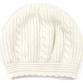 Čepice Zimní angorská čepice Nancy smetanová