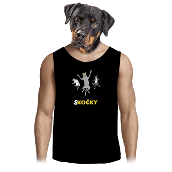 Pánské tílko Bastard Skočky pánské tílko Black