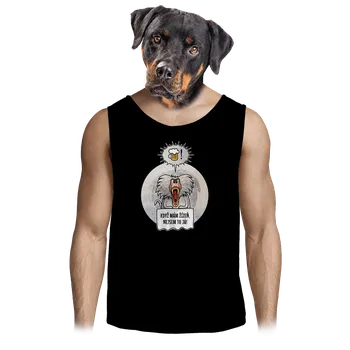 Pánské tílko Bastard Když mám žízeň pánské tílko Black