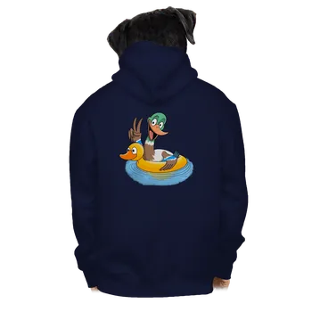 Pánská mikina Bastard Kačer neplavec pánská mikina na zip Navy