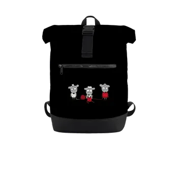 Městský batoh Bastard Koloběh vlny batoh Black