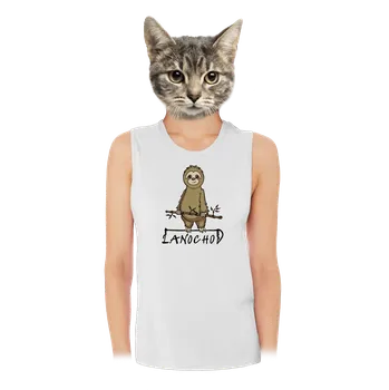 Bastard Lanochod dámské tílko volné White