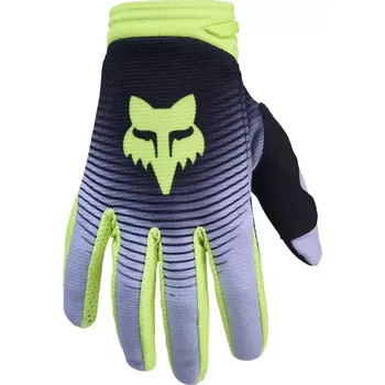 Moto rukavice Fox Youth 180 Collect Gloves grey/yellow YXS