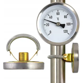 Domácí teploměr Bimetalový teploměr 0+120°C s kontaktní sondou