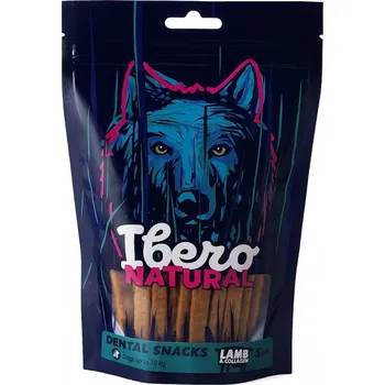 Pamlsek pro psa Ibero Přírodní dentální pamlsky pro psy s jehněčím masem - velké plemeno 10 Ks
